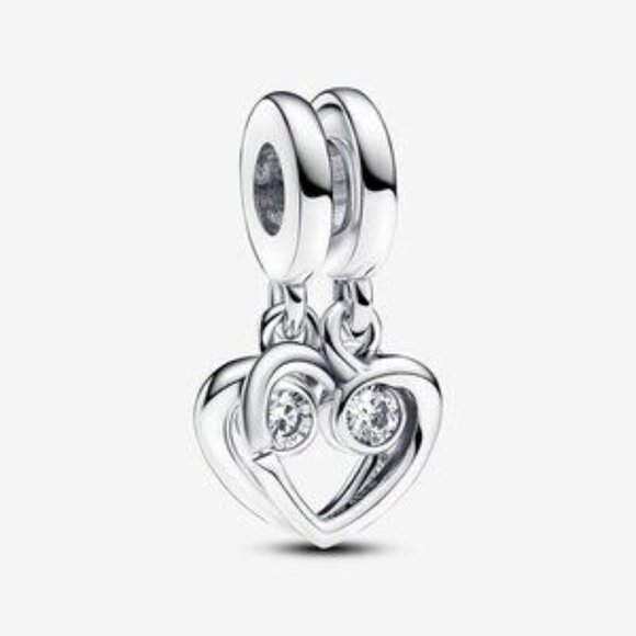 Forever & Always Splittable Dangle Charm - Picture 1 of 6